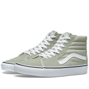 Like new light green high top vans